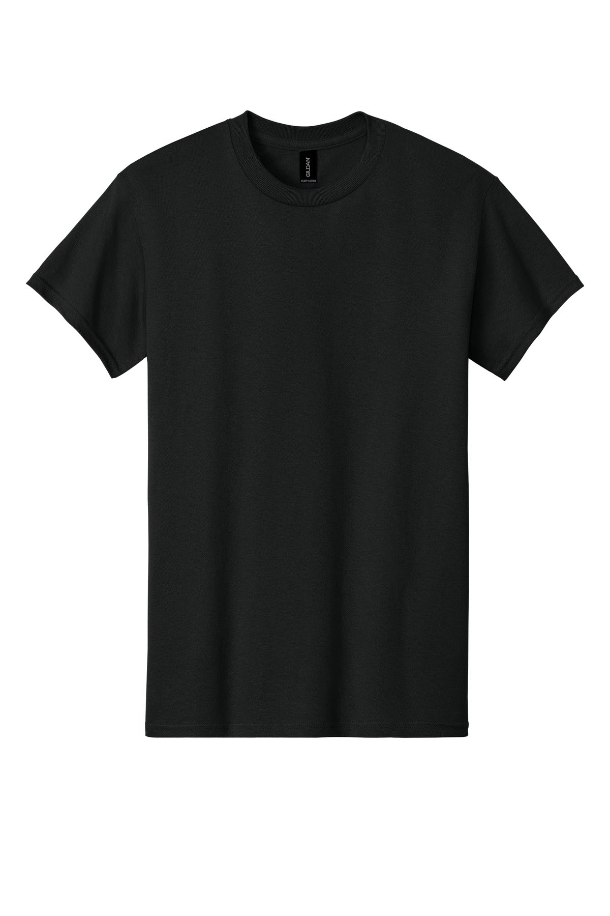 Gildan 5000 T-Shirt - Black, Flat