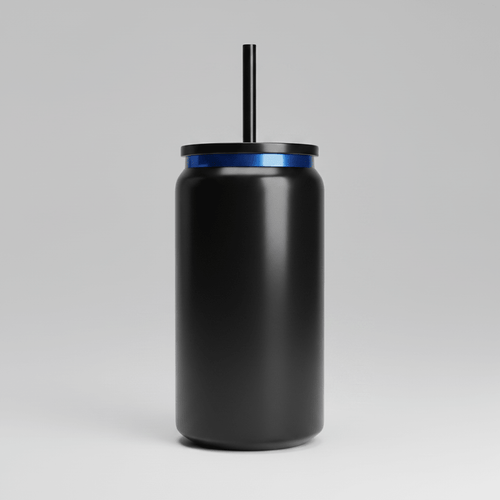 16oz Blue Plated Tumbler