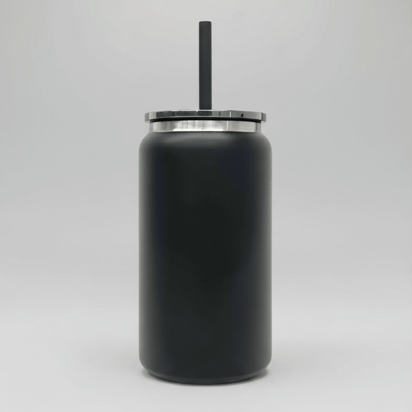 16oz Mirror Black Plated Tumbler