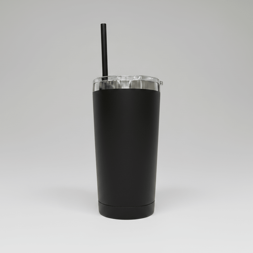 20oz Mirror Black Plated Tumbler
