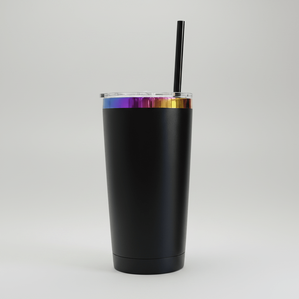 20oz Rainbow Plated Tumbler