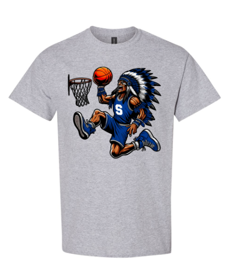 Steeleville Athletics - Warrior Dunk T-Shirt