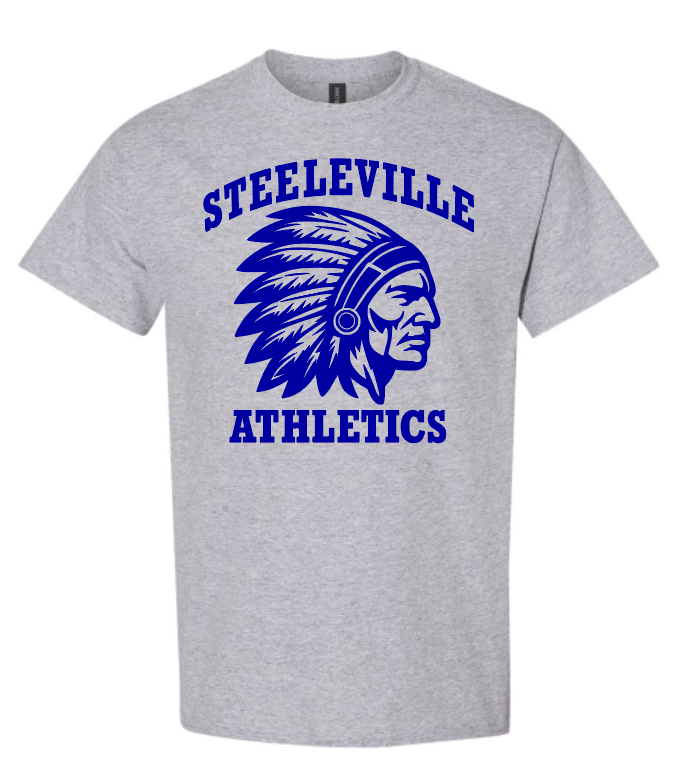 Steeleville Athletics - (Blue) T-Shirt