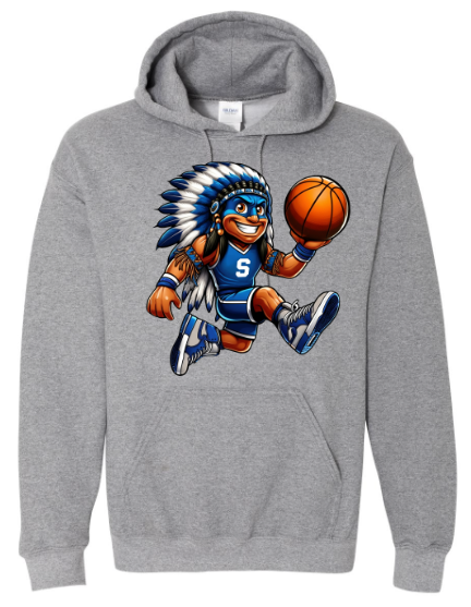 Steeleville Basketball Warrior Hoodie