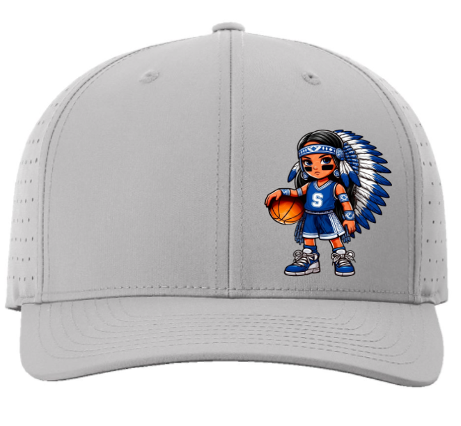 Steeleville Basketball Warrior - Girl (Richardson - Laser Perf R-Flex Cap - 632)