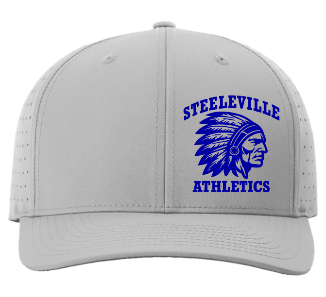 Steeleville Athletics - Blue (Richardson - Laser Perf R-Flex Cap - 632)